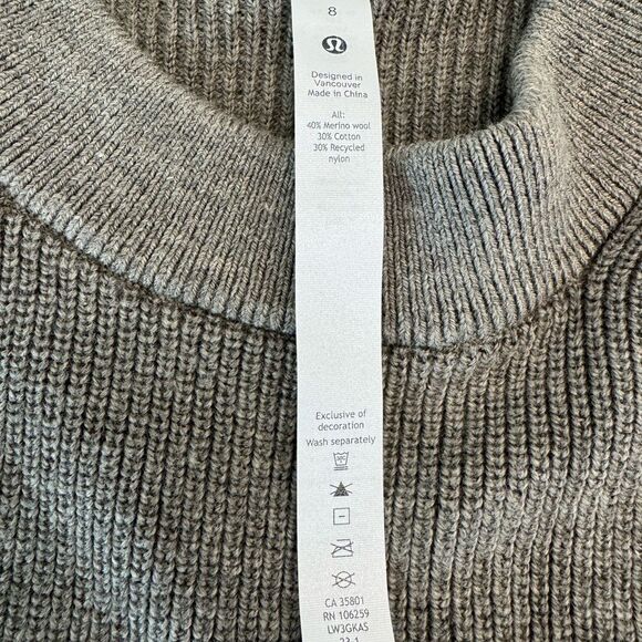Lululemon green Ribbed Womens  Sweater - Picture 5 of 6